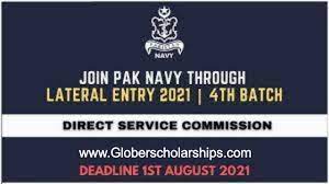 Join Pak Navy Through Lateral Entry 2021 | 4th Batch
