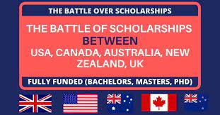 The Battle of Scholarships | Canada, USA, UK, Australia, New Zealand