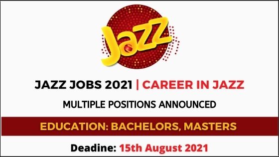 Jazz Jobs 2021 | Career in Jazz – Multiple Positions Announced