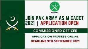 Join Pak Army as M Cadet 2021 | Application Open