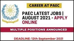 PAEC Jobs August 2021 | Pakistan Atomic Energy – Apply Now