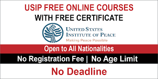 USIP Free Online Course 2021 | Free Courses
