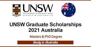 UNSW Graduate Scholarships 2022 in Australia (Fully Funded)