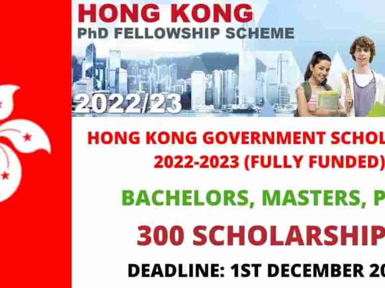 Hong Kong Government Scholarship 2022 | Fully Funded