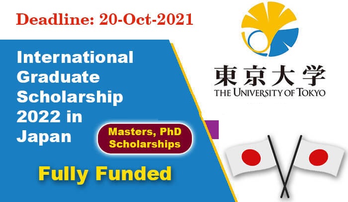 International Graduate Scholarship 2022 Japan