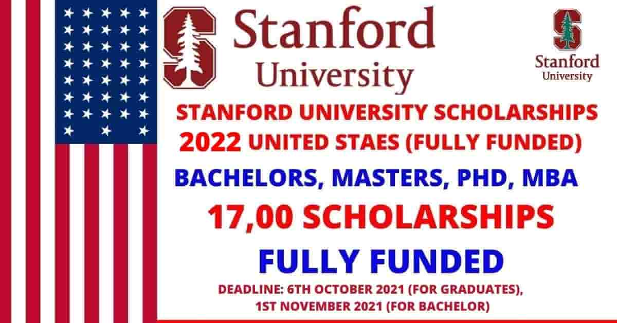 Stanford University Scholarships 2022 USA