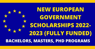 New European Government Scholarships 2022 | Fully Funded
