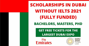 Scholarships in Dubai Without IELTS 2021 | Funded