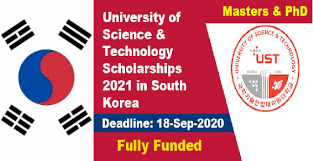 UST South Korea Scholarships 2022 | Fully Funded