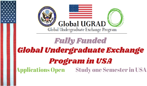 Global UGRAD Undergraduate Program 2022 in USA (Fully Funded)