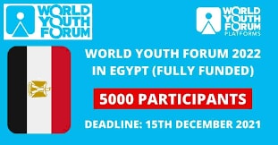 World Youth Forum 2022 in Egypt | Fully Funded