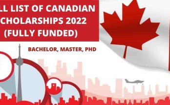 Full List of Canadian Scholarships 2022 | Fully Funded