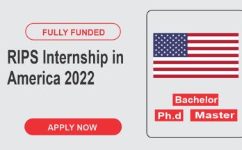 RIPS Internship in USA 2022 | Fully Funded
