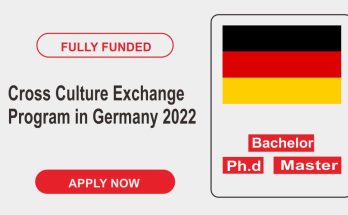 CrossCulture Exchange Program in Germany 2022 | Fully Funded
