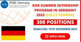 RISE Germany Internship Program 2022 | Fully Funded