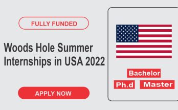 Woods Hole Summer Internships in USA 2022 | Fully Funded