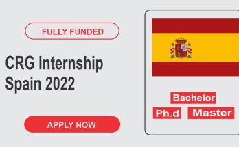 CRG Internship in Spain 2022