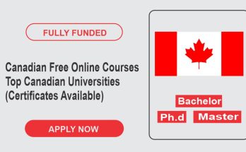 Canadian Free Online Courses in Top Canadian Universities (Certificates Available)