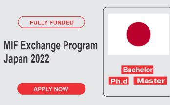 MIF Exchange Program in Japan 2022 | Fully Funded
