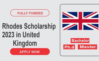 Rhodes Scholarship 2023 in United Kingdom