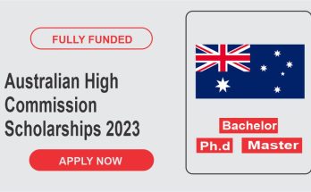 Australian High Commission Scholarships 2023 (Fully Funded)
