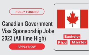 Canadian Government Visa Sponsorship Jobs 2023 (All time High)