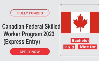 Canadian Federal Skilled Worker Program 2023 | (Express Entry)