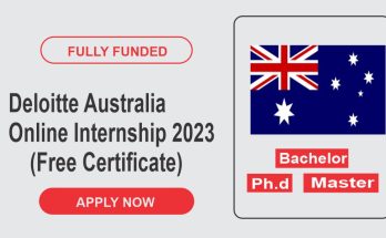 Deloitte Australia Online Internship 2023 (Free Certificate)
