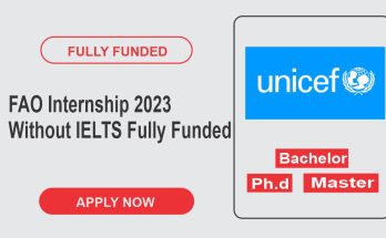 FAO Internship 2023 Without IELTS | Fully Funded