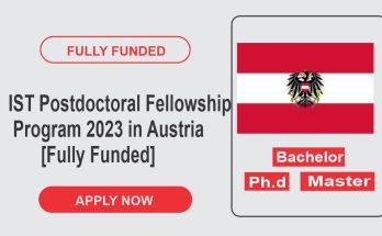 IST Postdoctoral Fellowship Program 2023 in Austria [Fully Funded]