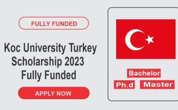 Koc University Turkey Scholarship 2023 | Fully Funded