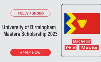 University of Birmingham Masters Scholarship 2023