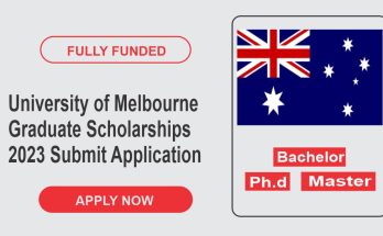 University of Melbourne Graduate Scholarships 2023 | Submit Application