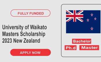 University of Waikato Masters Scholarship 2023 | New Zealand