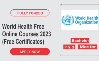 World Health Free Online Courses 2023 (Free Certificates)