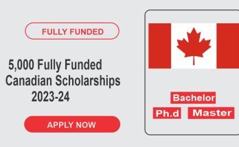 5,000 Fully Funded Canadian Scholarships 2023-24 (Study in Canada)