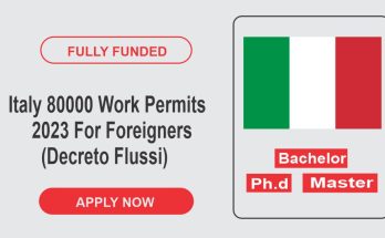 Italy 80000 Work Permits in 2023 For Foreigners (Decreto Flussi)