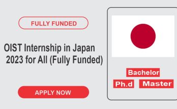 OIST Internship in Japan 2023 for All (Fully Funded)