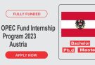 OPEC Fund Internship Program 2023 in Austria
