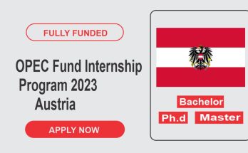 OPEC Fund Internship Program 2023 in Austria