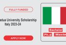 Padua University Scholarship in Italy 2023-24 (Fully Funded)