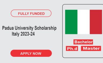 Padua University Scholarship in Italy 2023-24 (Fully Funded)