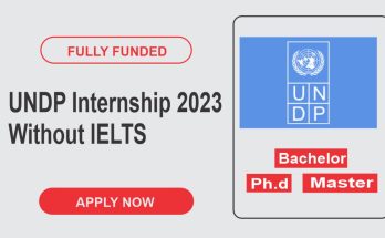 UNDP Internship 2023 (Without IELTS) Worldwide