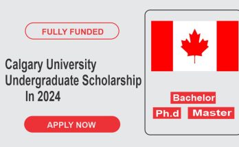 Calgary University Undergraduate Scholarship In 2024