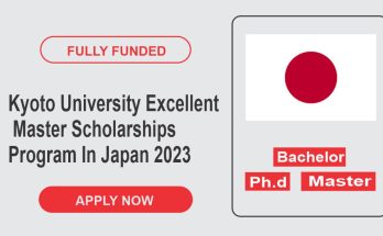 Kyoto University Excellent Master Scholarships Program In Japan 2023