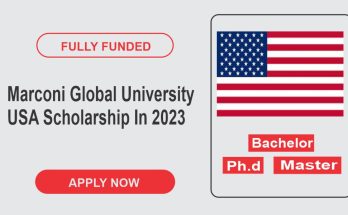 Marconi Global University, USA Scholarship In 2023