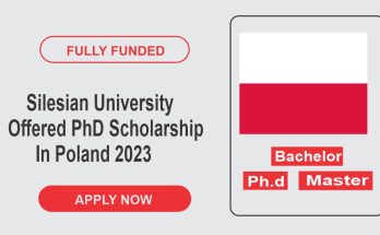Silesian University Offered PhD Scholarship In Poland 2023