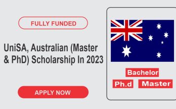 UniSA, Australian (Master & PhD) Scholarship In 2023 | Fully Funded