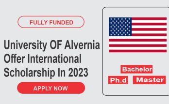 University OF Alvernia Offer International Scholarship In 2023