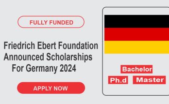 Friedrich Ebert Foundation Announced Scholarships For Global Students In Germany 2024